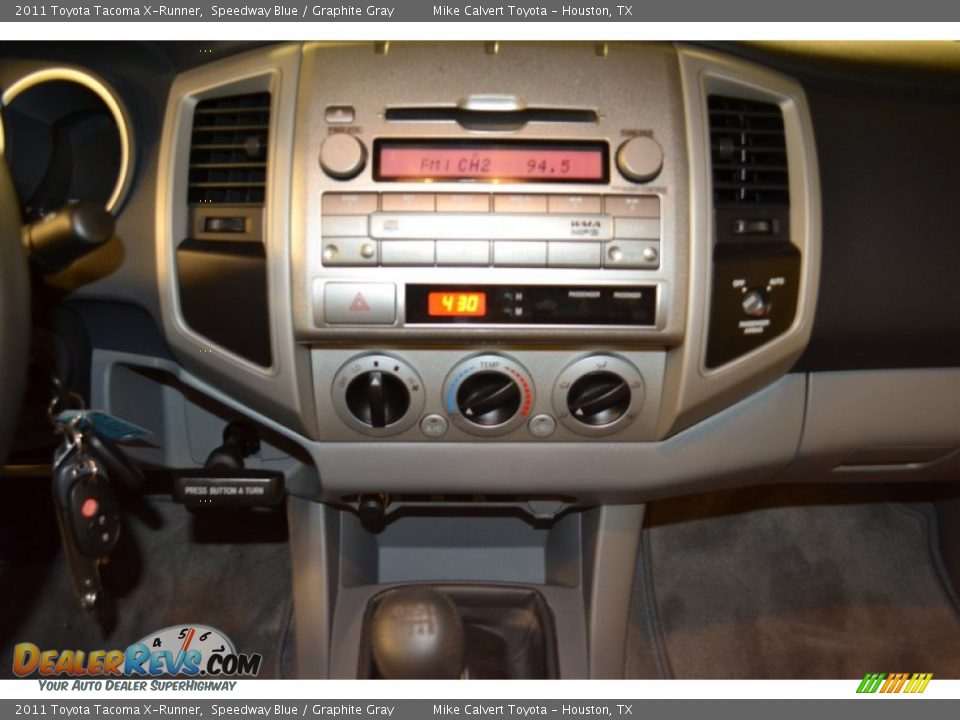 2011 Toyota Tacoma X-Runner Speedway Blue / Graphite Gray Photo #13