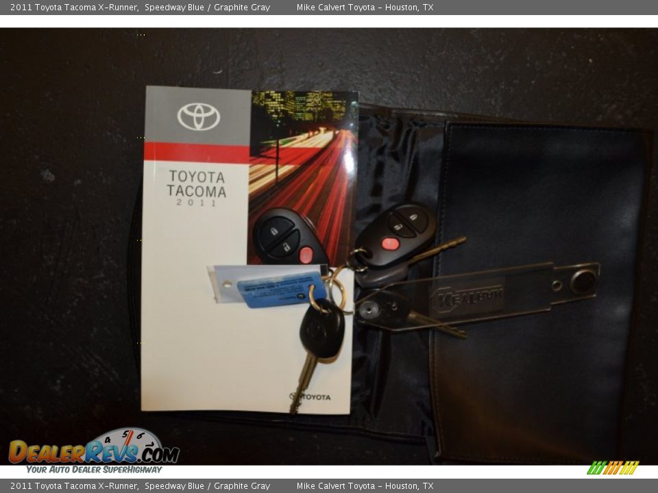 2011 Toyota Tacoma X-Runner Speedway Blue / Graphite Gray Photo #14