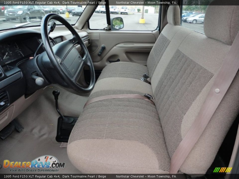 Beige Interior 1995 Ford F150 Xlt Regular Cab 4x4 Photo