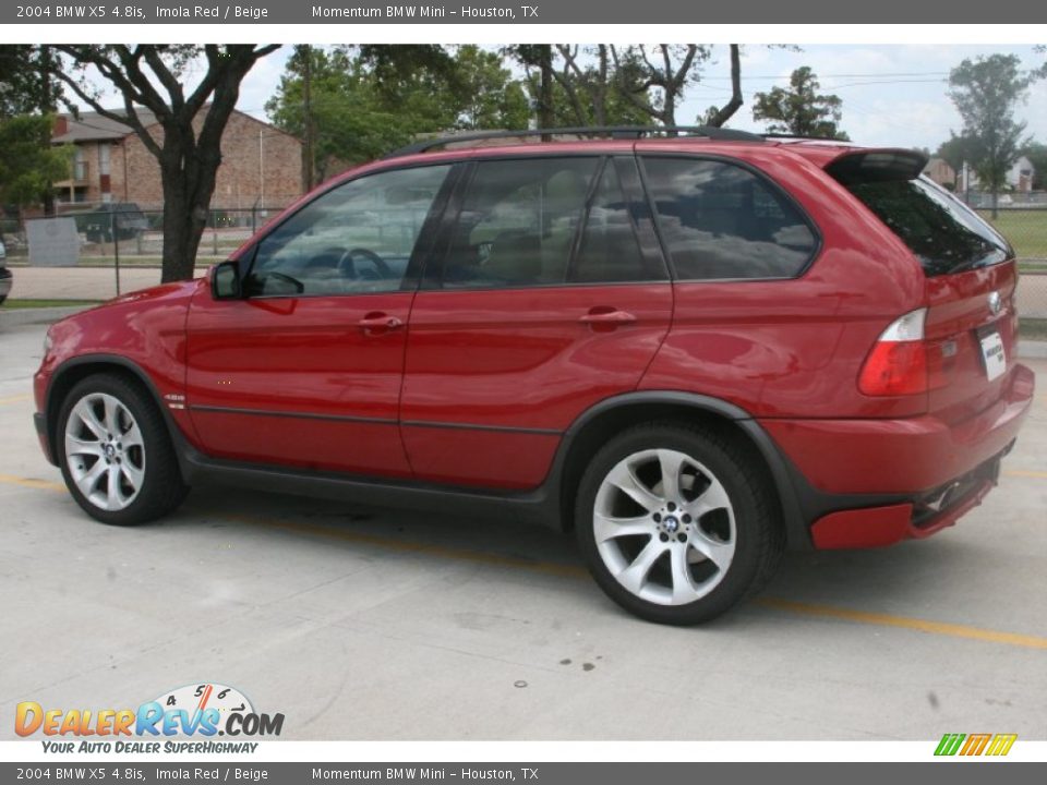 Bmw x5 4.8is imola red #4