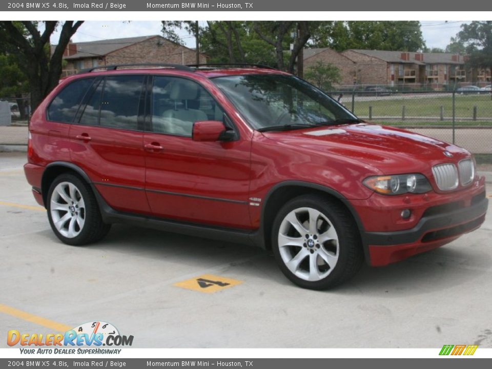 Bmw x5 4.8is imola red #5