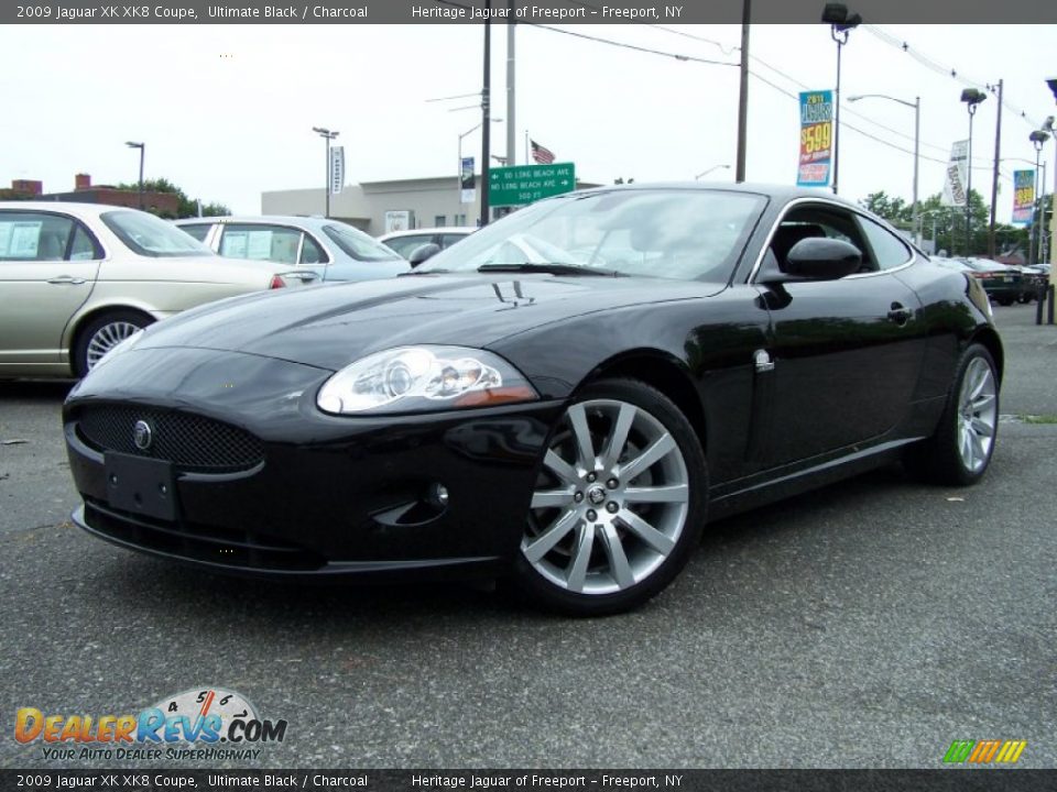 2009 Jaguar XK XK8 Coupe Ultimate Black / Charcoal Photo #1