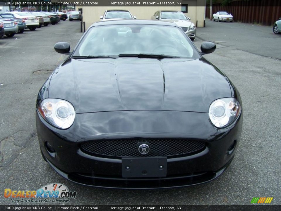 2009 Jaguar XK XK8 Coupe Ultimate Black / Charcoal Photo #2