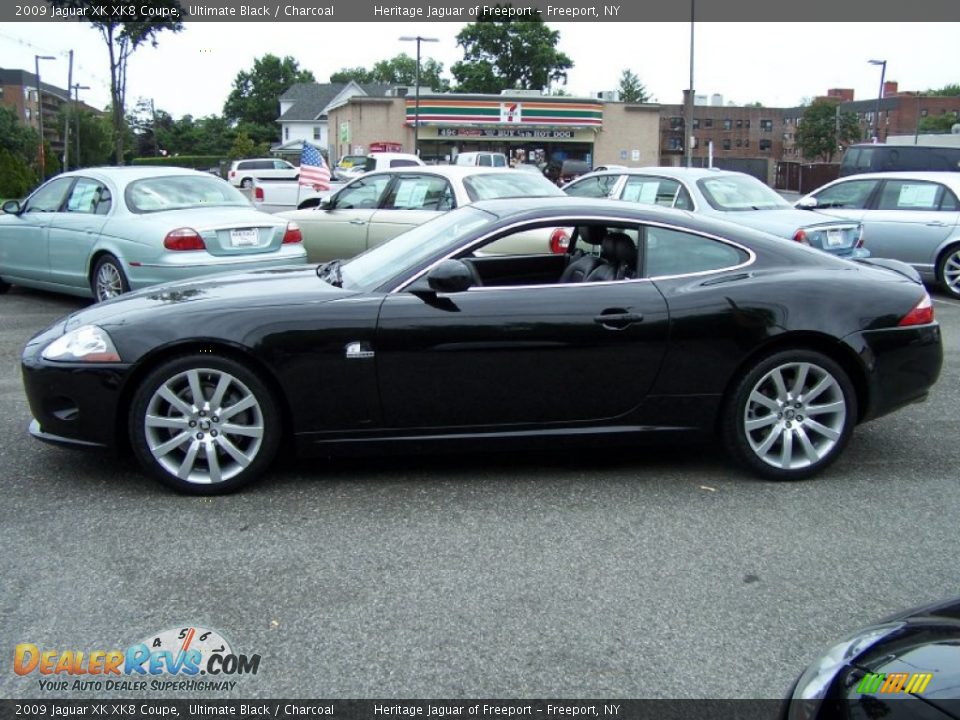 Ultimate Black 2009 Jaguar XK XK8 Coupe Photo #3