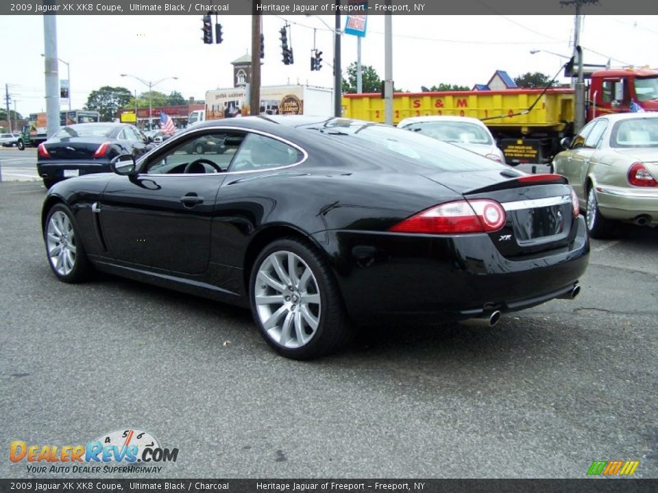 2009 Jaguar XK XK8 Coupe Ultimate Black / Charcoal Photo #4