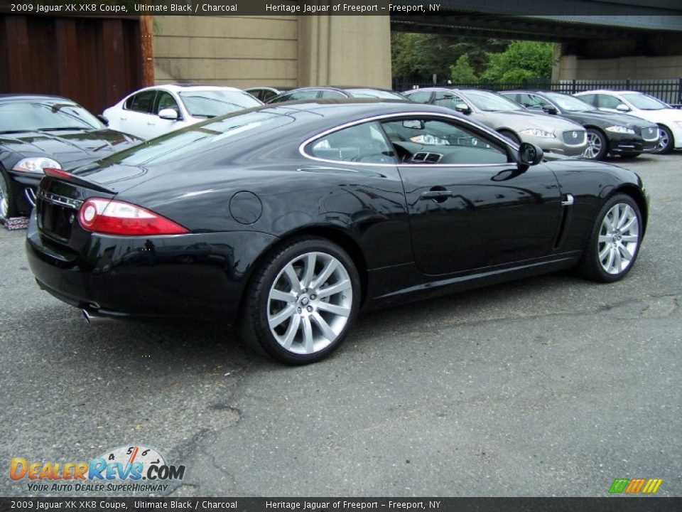 2009 Jaguar XK XK8 Coupe Ultimate Black / Charcoal Photo #6