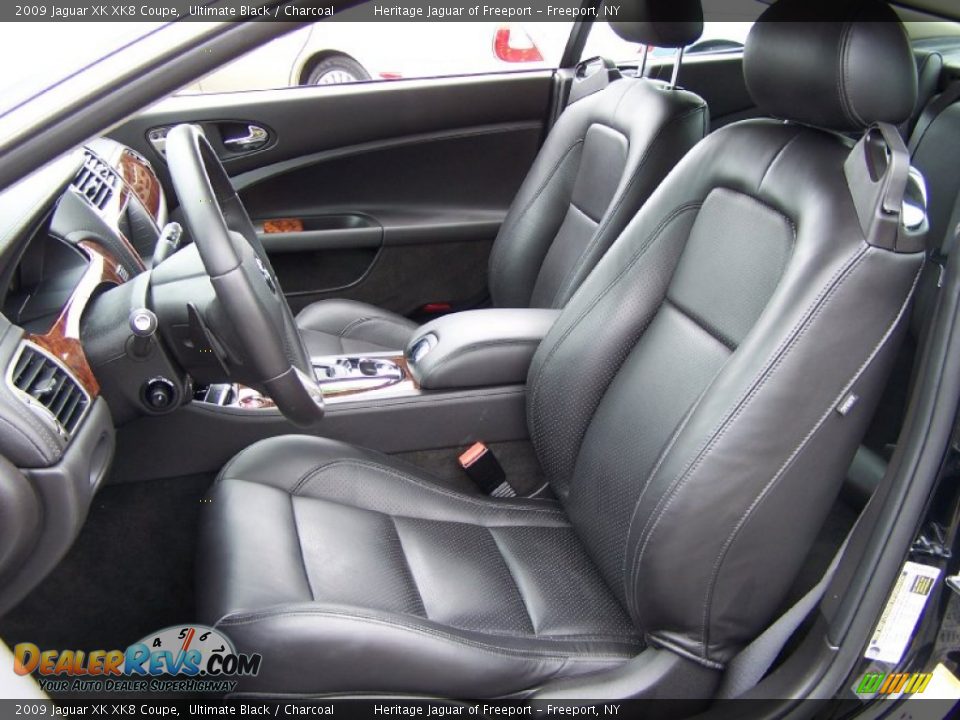 Charcoal Interior - 2009 Jaguar XK XK8 Coupe Photo #16