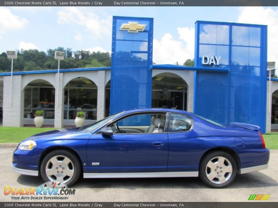 2006 Chevrolet Monte Carlo SS Laser Blue Metallic / Gray Photo #2