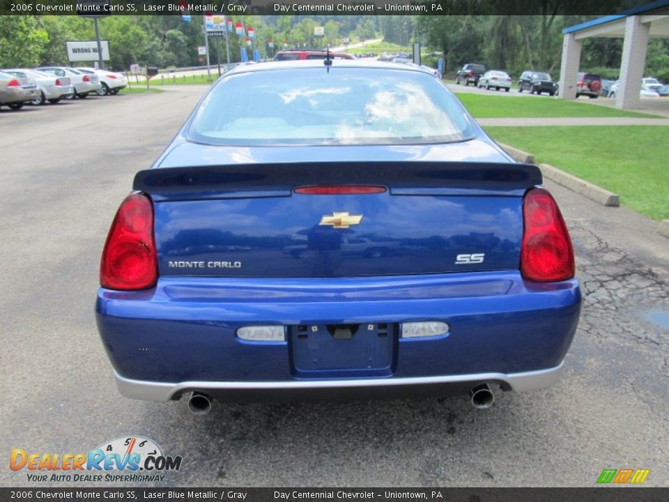 Laser Blue Metallic 2006 Chevrolet Monte Carlo SS Photo #3