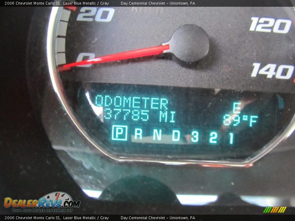 2006 Chevrolet Monte Carlo SS Laser Blue Metallic / Gray Photo #15