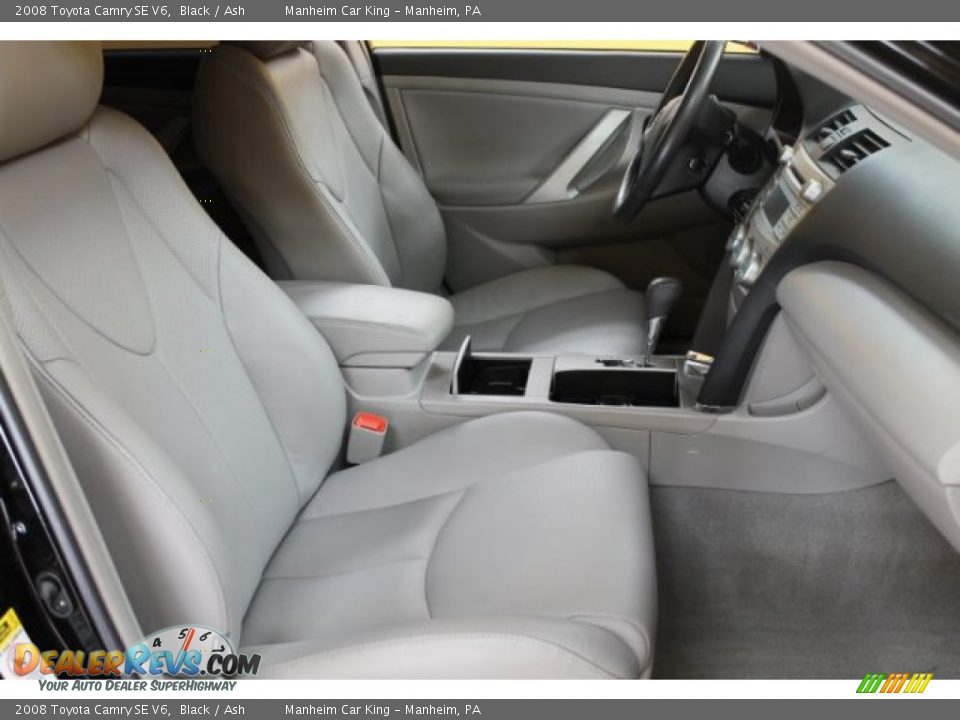 2008 Toyota Camry SE V6 Black / Ash Photo #13