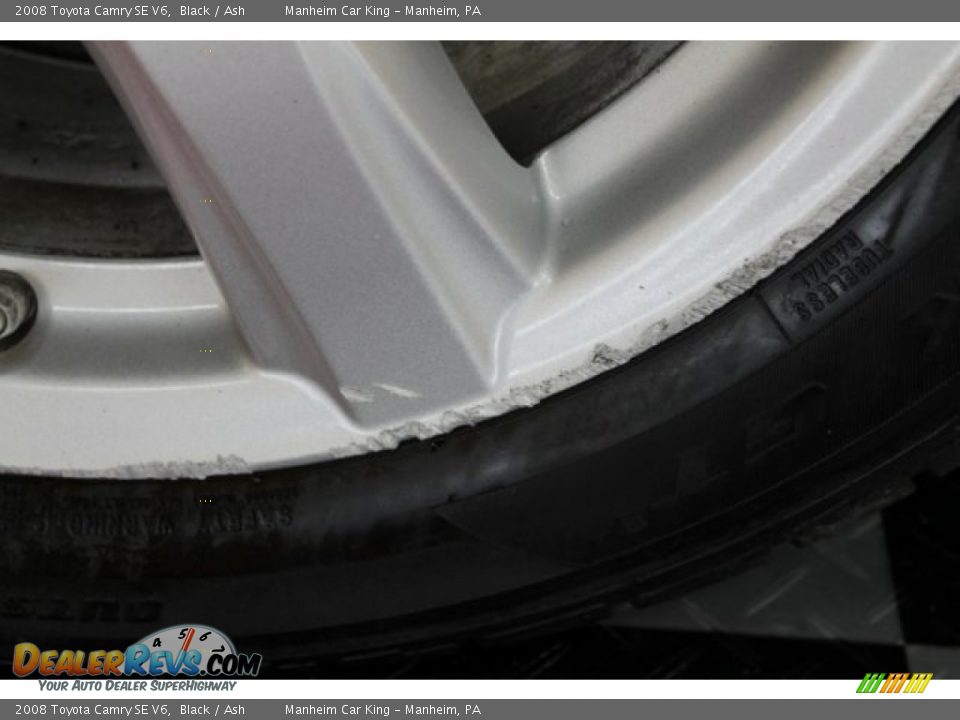 2008 Toyota Camry SE V6 Black / Ash Photo #16