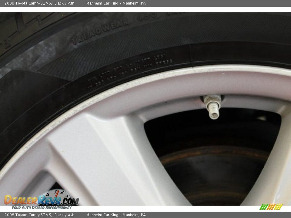 2008 Toyota Camry SE V6 Black / Ash Photo #18