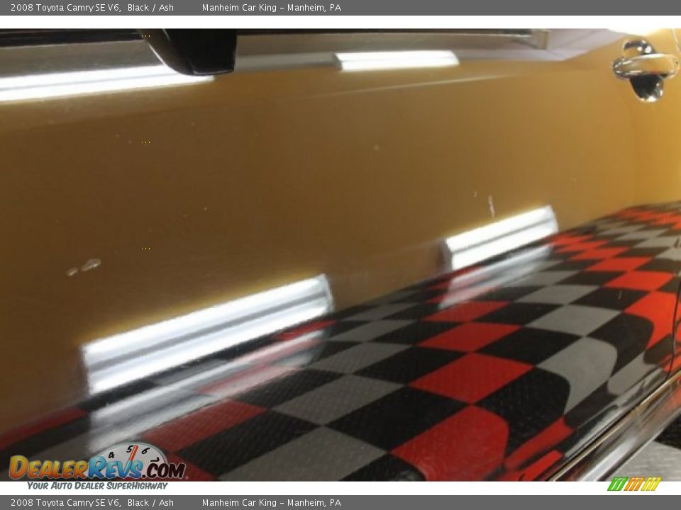 2008 Toyota Camry SE V6 Black / Ash Photo #20