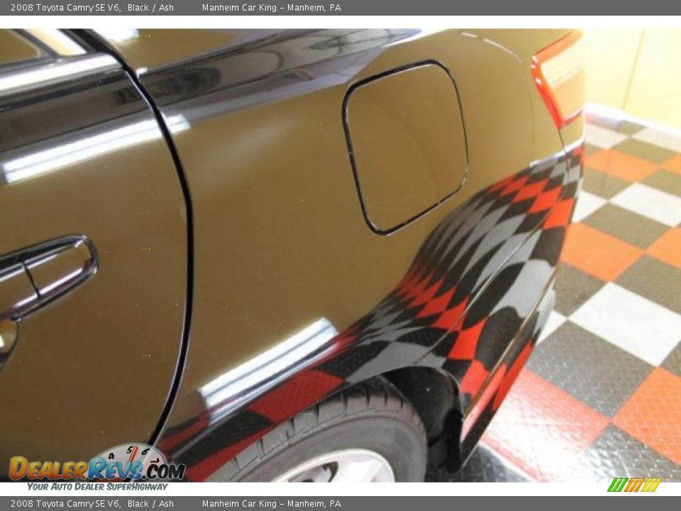 2008 Toyota Camry SE V6 Black / Ash Photo #22