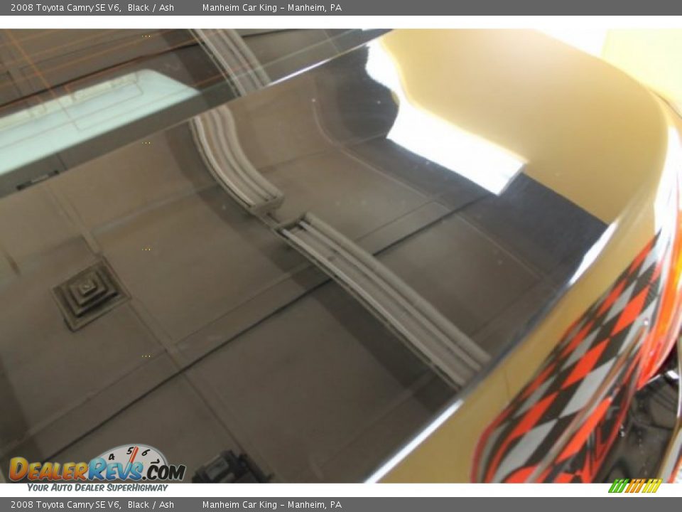 2008 Toyota Camry SE V6 Black / Ash Photo #23