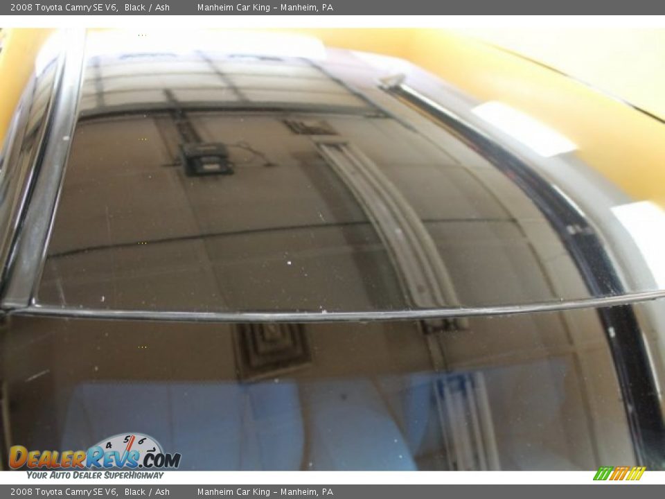 2008 Toyota Camry SE V6 Black / Ash Photo #28