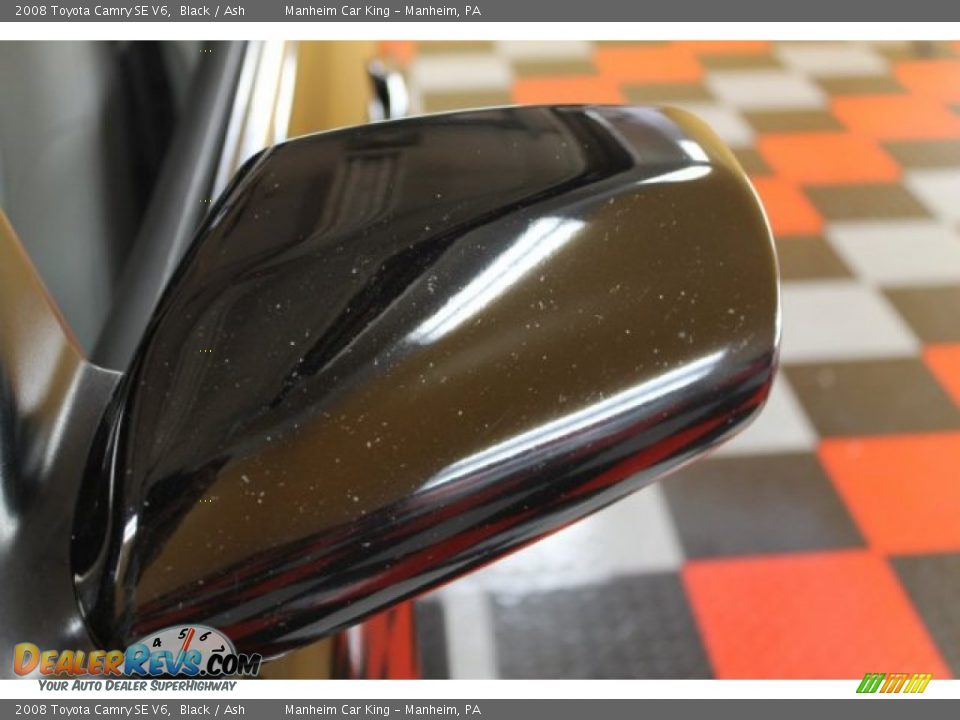2008 Toyota Camry SE V6 Black / Ash Photo #29