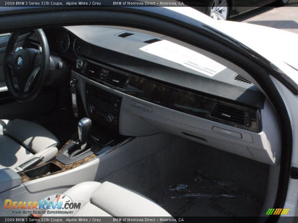 2009 BMW 3 Series 328i Coupe Alpine White / Grey Photo #4
