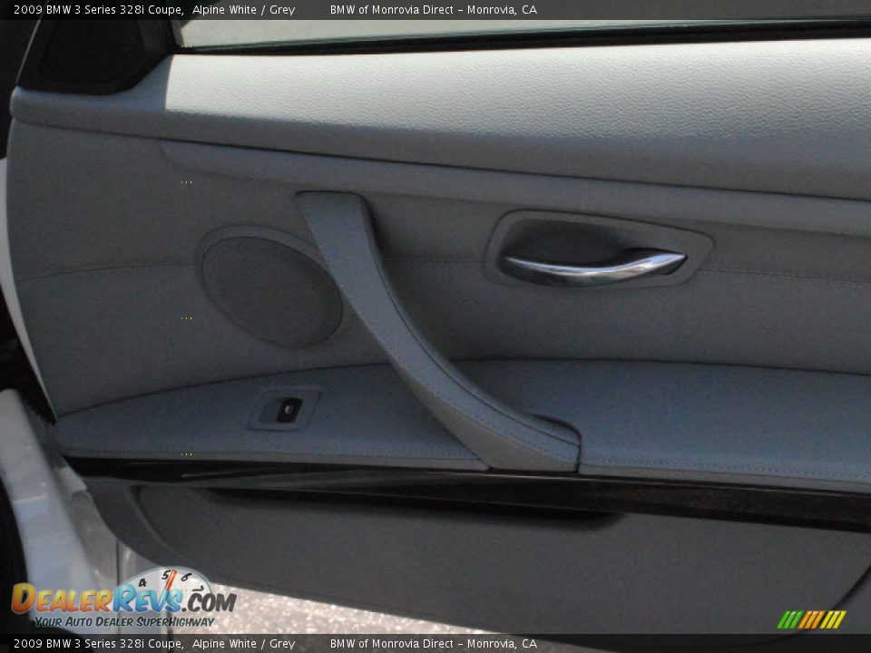 2009 BMW 3 Series 328i Coupe Alpine White / Grey Photo #6