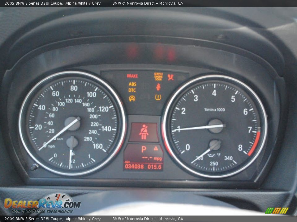 2009 BMW 3 Series 328i Coupe Gauges Photo #19
