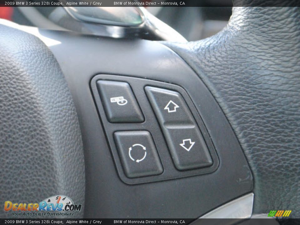 2009 BMW 3 Series 328i Coupe Alpine White / Grey Photo #22