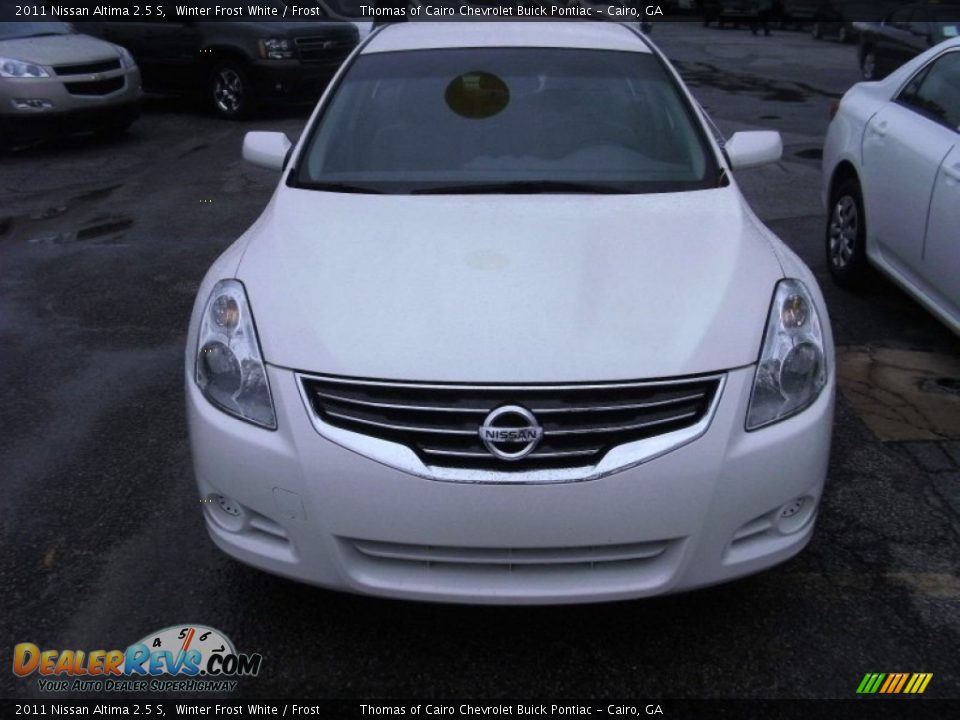2011 Nissan Altima 2.5 S Winter Frost White / Frost Photo #2
