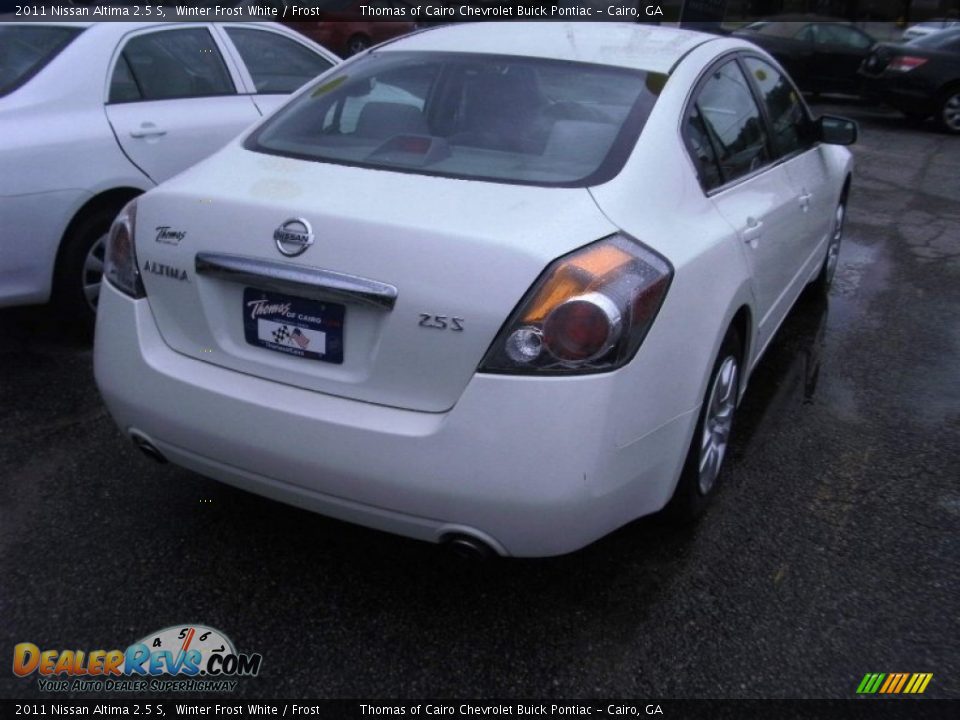 2011 Nissan Altima 2.5 S Winter Frost White / Frost Photo #3
