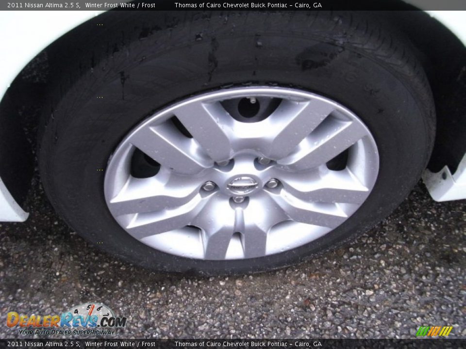 2011 Nissan Altima 2.5 S Winter Frost White / Frost Photo #5