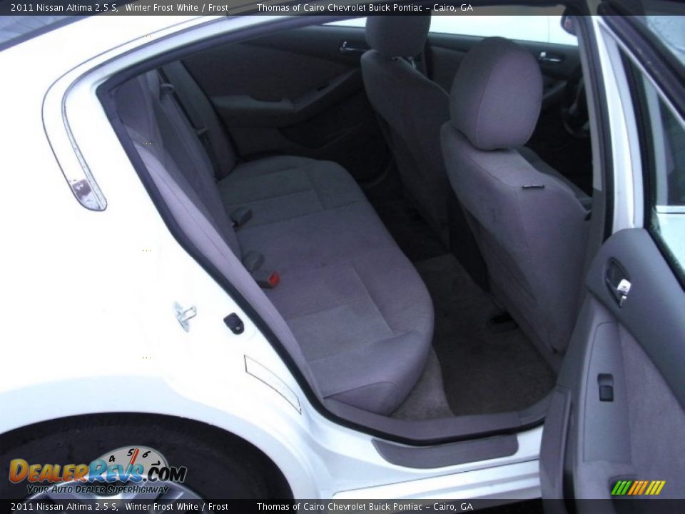 2011 Nissan Altima 2.5 S Winter Frost White / Frost Photo #6