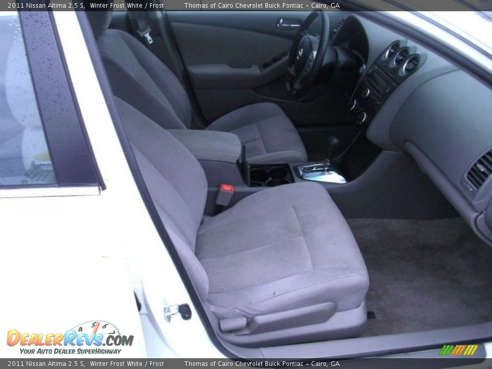 2011 Nissan Altima 2.5 S Winter Frost White / Frost Photo #8