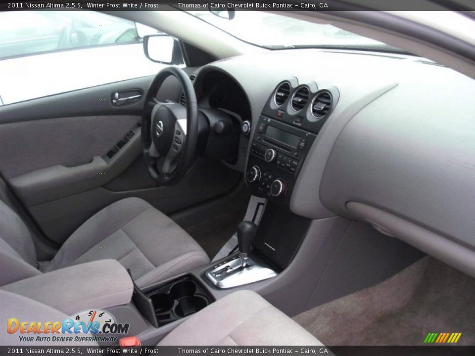 2011 Nissan Altima 2.5 S Winter Frost White / Frost Photo #9