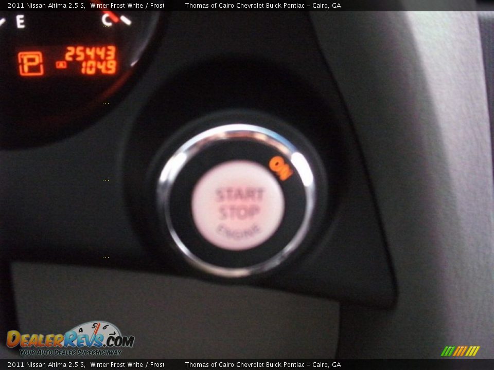 2011 Nissan Altima 2.5 S Winter Frost White / Frost Photo #13