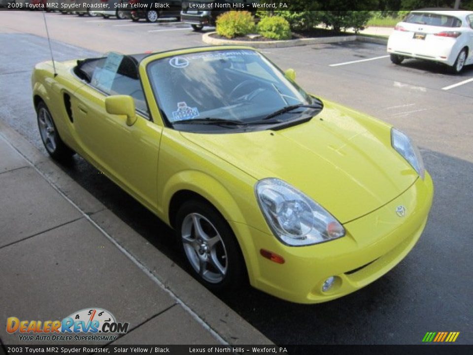 Front 3/4 View of 2003 Toyota MR2 Spyder Roadster Photo #6