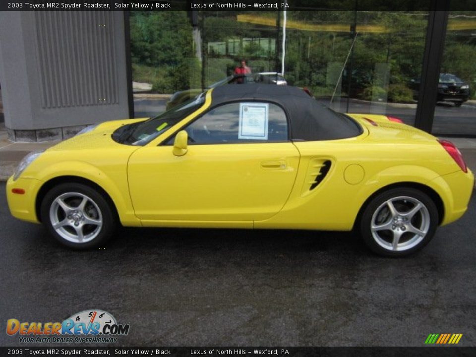 Solar Yellow 2003 Toyota MR2 Spyder Roadster Photo #18