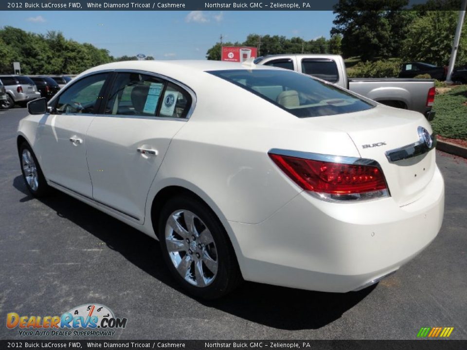 White Diamond Tricoat 2012 Buick LaCrosse FWD Photo #3