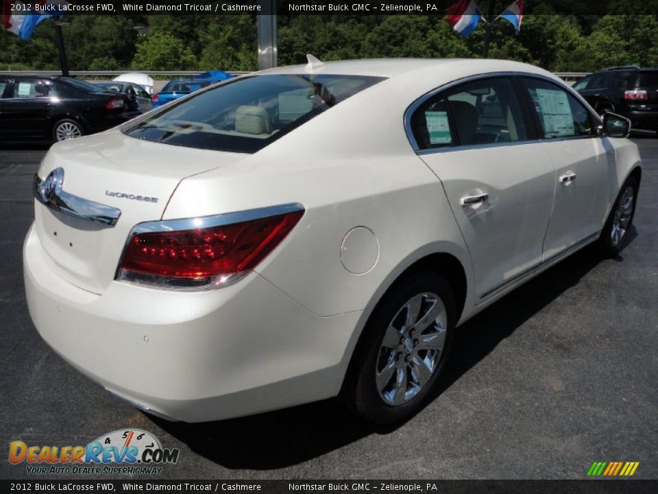 2012 Buick LaCrosse FWD White Diamond Tricoat / Cashmere Photo #5