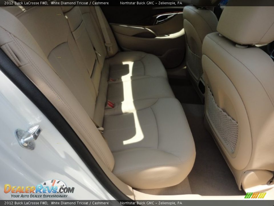 2012 Buick LaCrosse FWD White Diamond Tricoat / Cashmere Photo #16