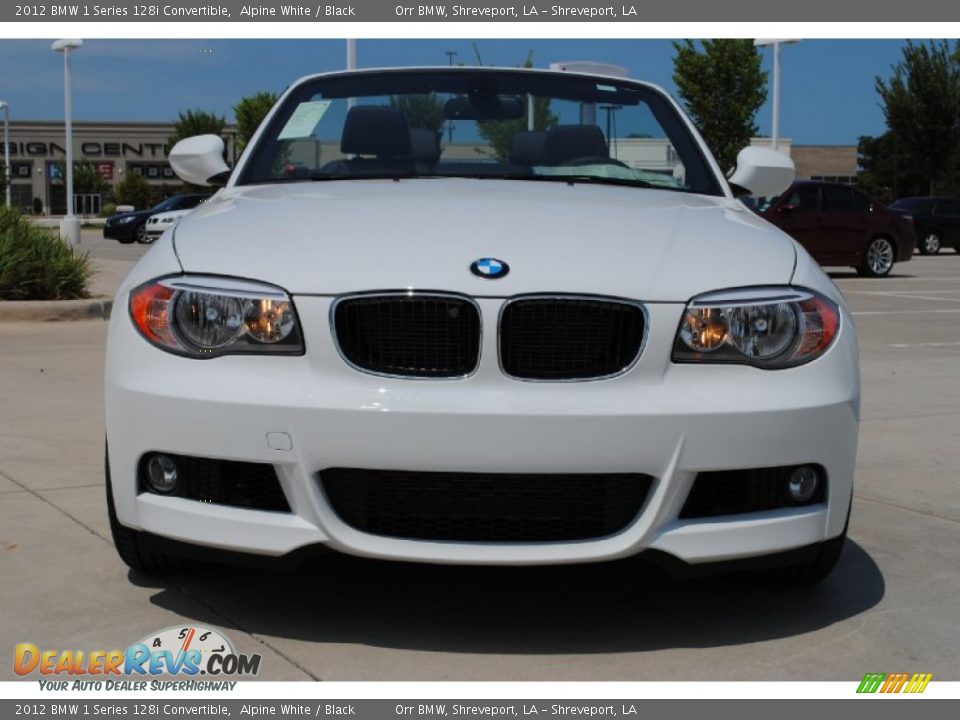 2012 BMW 1 Series 128i Convertible Alpine White / Black Photo #2