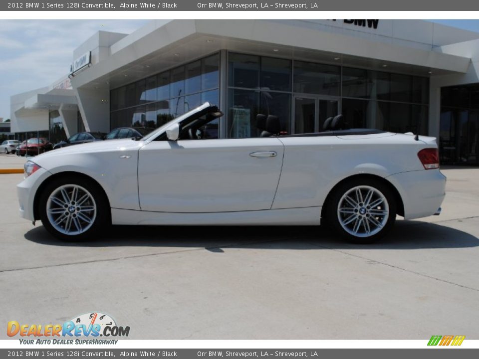 2012 BMW 1 Series 128i Convertible Alpine White / Black Photo #8