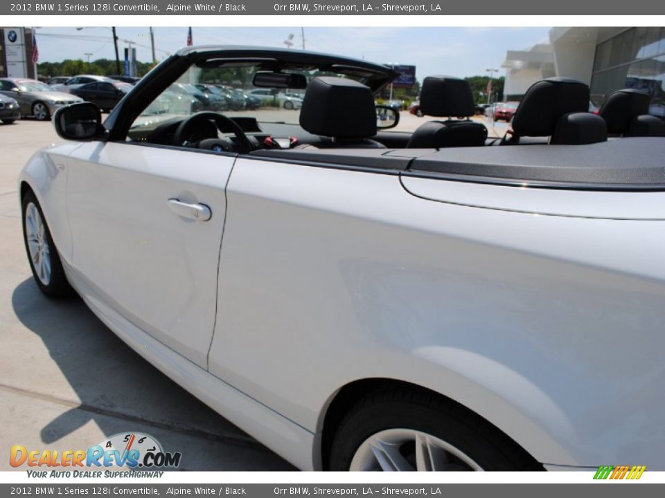 2012 BMW 1 Series 128i Convertible Alpine White / Black Photo #12