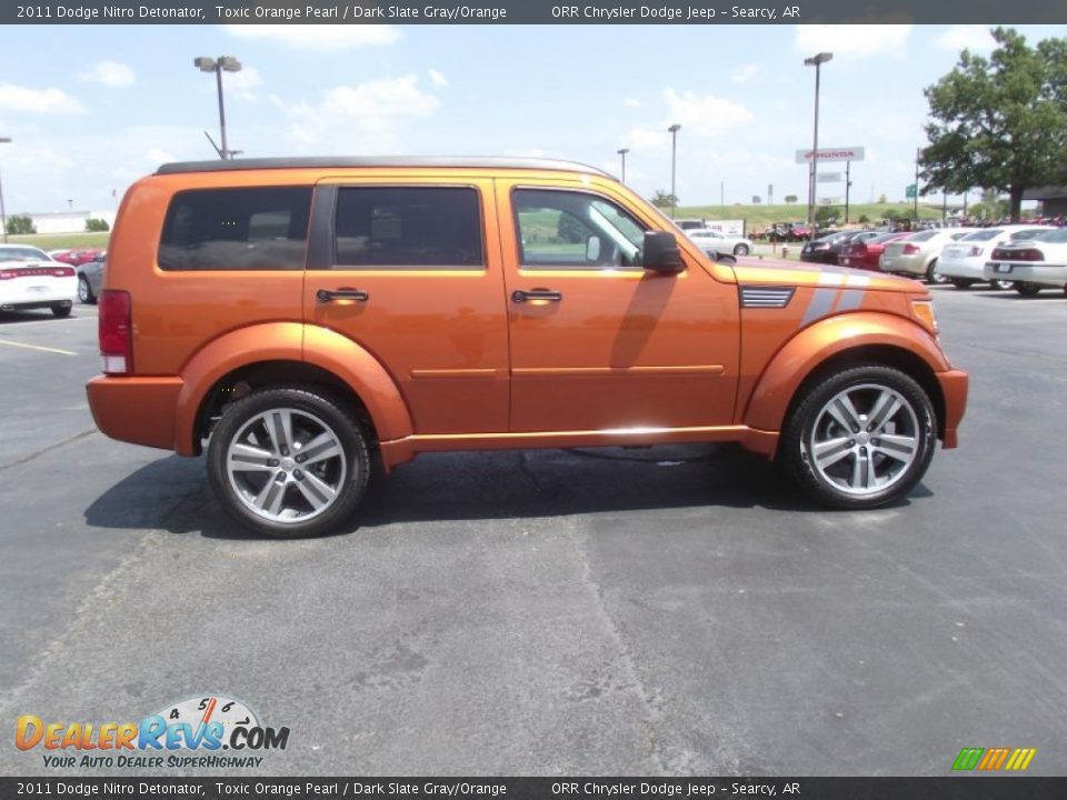 Toxic Orange Pearl 2011 Dodge Nitro Detonator Photo #4