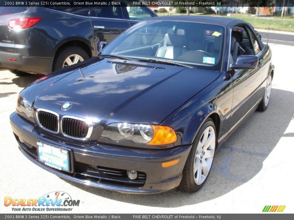 2001 BMW 3 Series 325i Convertible Orient Blue Metallic / Black Photo #1