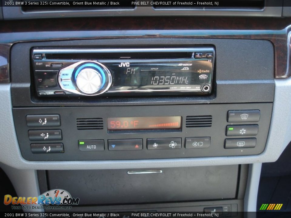 2001 BMW 3 Series 325i Convertible Orient Blue Metallic / Black Photo #10