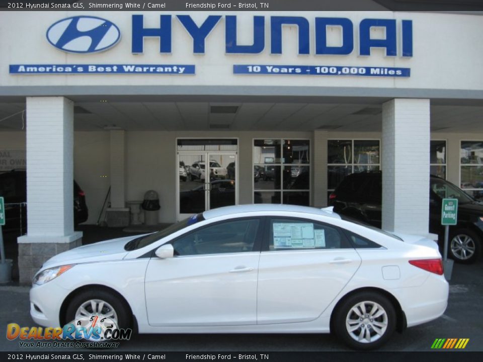 Shimmering White 2012 Hyundai Sonata GLS Photo #1