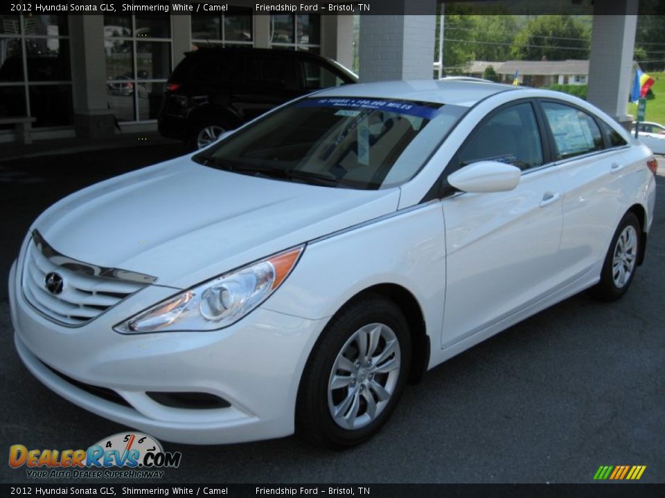 2012 Hyundai Sonata GLS Shimmering White / Camel Photo #2