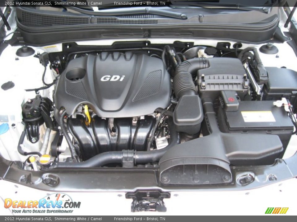 2012 Hyundai Sonata GLS 2.4 Liter GDI DOHC 16-Valve D-CVVT 4 Cylinder Engine Photo #9