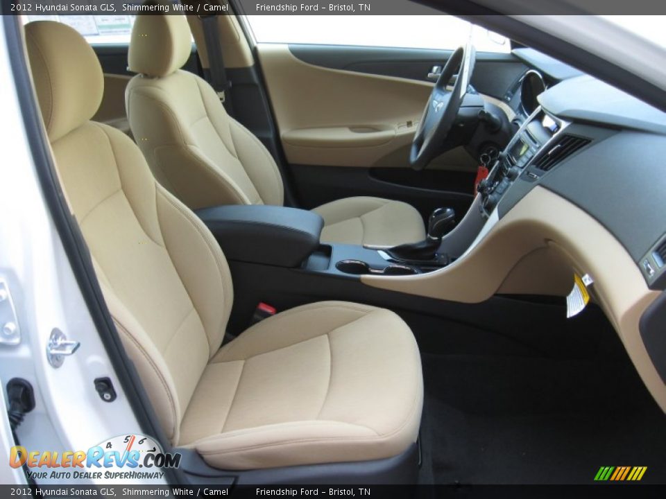 2012 Hyundai Sonata GLS Shimmering White / Camel Photo #19