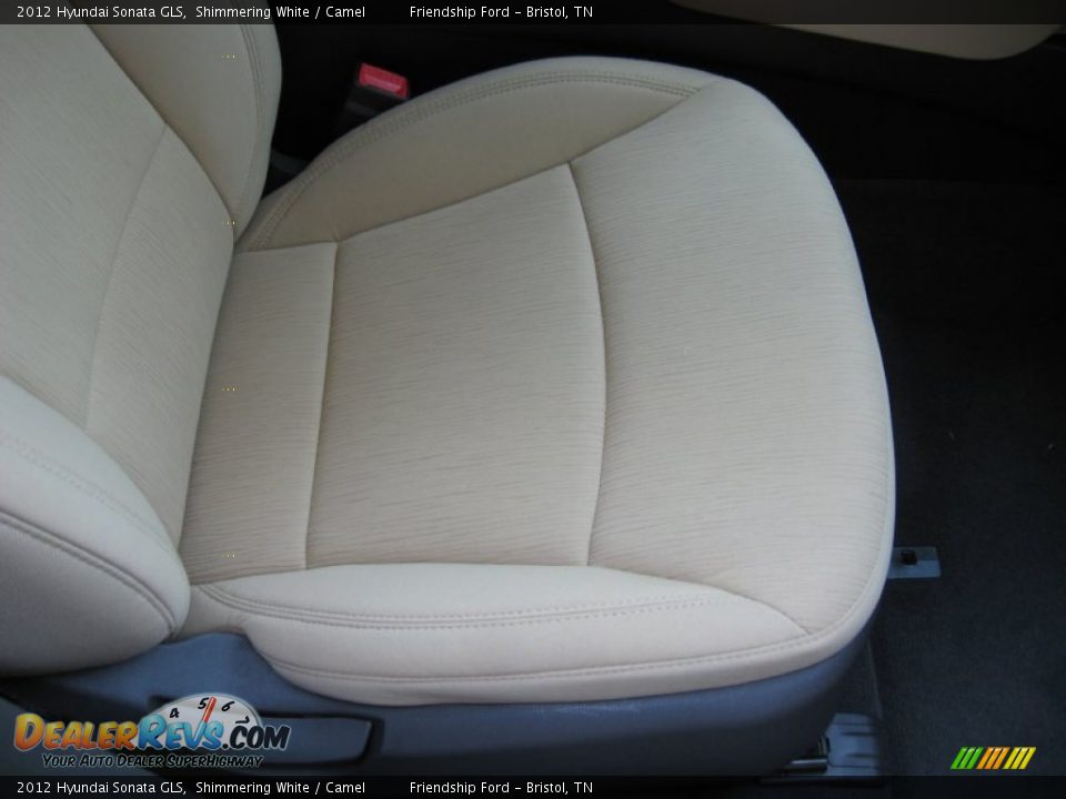 2012 Hyundai Sonata GLS Shimmering White / Camel Photo #20