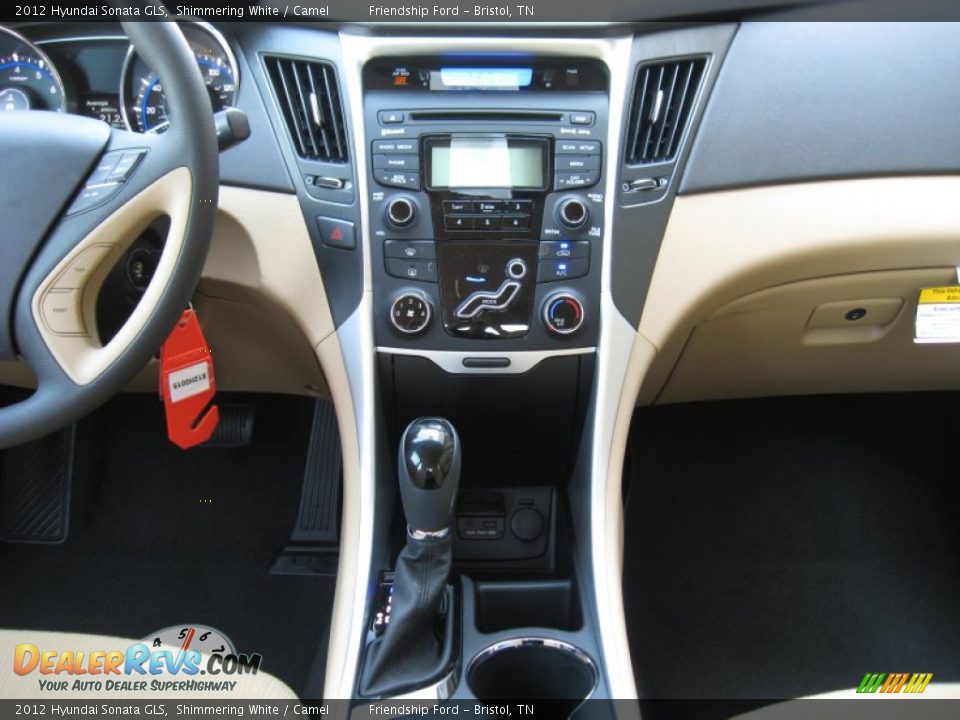 2012 Hyundai Sonata GLS Shimmering White / Camel Photo #23